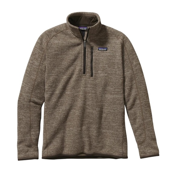 Patagonia Mens Better Sweater Quarter Zip in Pale Khaki - Picture 2 of 8